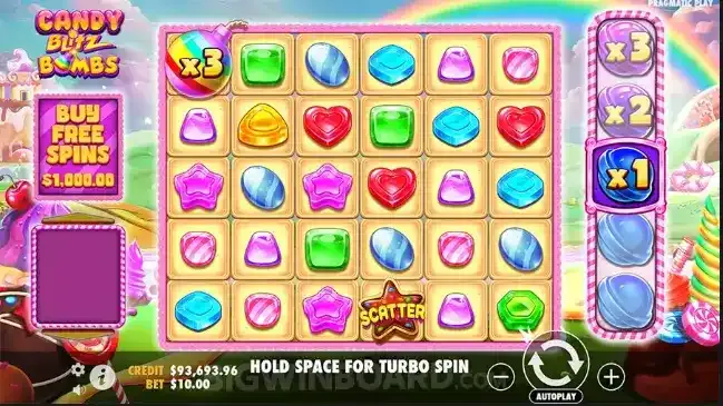 星空体育电子老虎机糖果闪电轰炸，捡点满屏的糖果和甜点